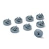 x8 Genuine Dishwasher Lower Basket Wheels Complete Kit (Rollers) 441305, suits Asko