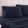 Art Terrace Microfiber Sheet Set King 33cm Wall Navy