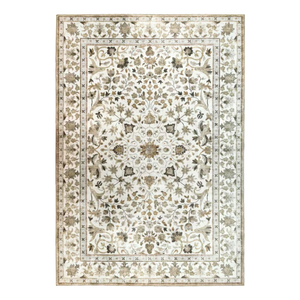 Fab Habitat 90x150cm Multicoloured Dhruv Distressed Machine Washable Rug