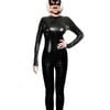 Glossy Plus Size Black Catsuit Womens Costume - Xlarge