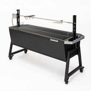 Jumbuck Large Charcoal Spit Roaster with Rotisserie Kit