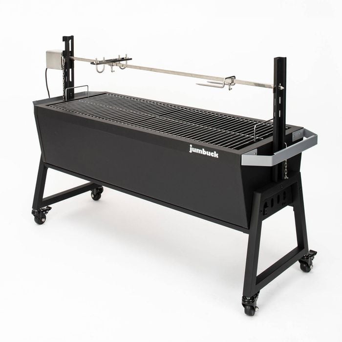 Jumbuck Large Charcoal Spit Roaster with Rotisserie Kit