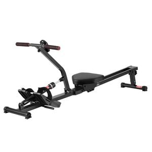 Everfit Hydraulic Rowing Machine Rower 12 Levels Black