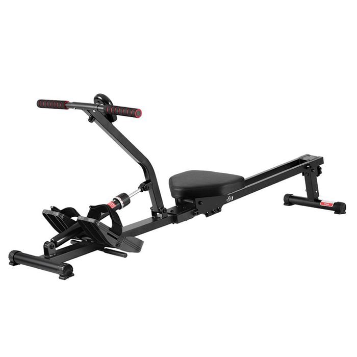 Everfit Hydraulic Rowing Machine Rower 12 Levels Black