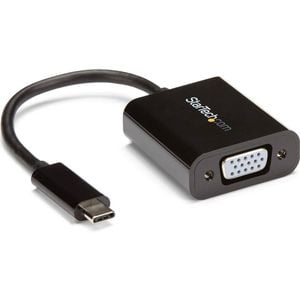 Startech.com Usb-c To Vga Adapter - Thunderbolt 3 Compatible - Usb C Adapter - Usb Type C To Vga Dongle Converter