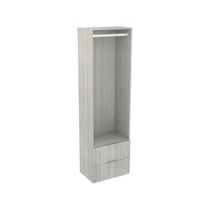 Lugna 2048 x 600 x 380mm Mist Hanging 2 Drawer Storage Cabinet