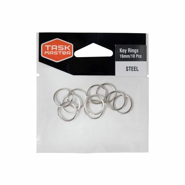 Taskmaster 16mm Key Ring - 10 Pack