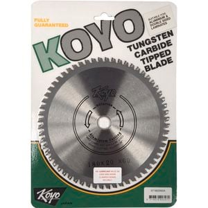 Koyo 180mm 60T 20/16mm Bore Circular Saw Blade For Aluminium Cutting