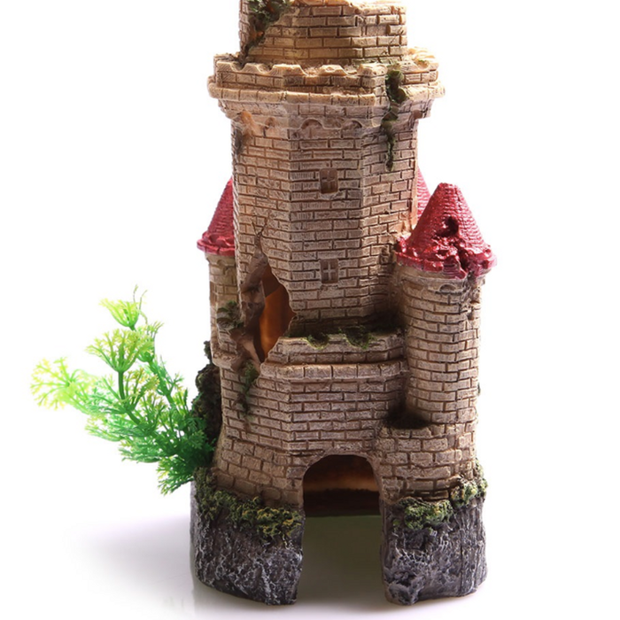 Aqua One Crumbling Underwater Tower Ornament (36861)