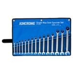 Kincrome 15 Piece Metric Single Way Gear Spanner Set
