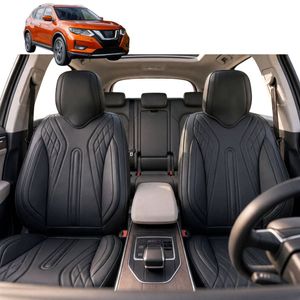 Australian Goose Front Seat Covers for Nissan X-TRAIL 2014 - 2022 (T32) - PU Leather, Black (2pc)