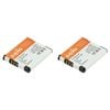 2PK Jupio Li-Ion 3.6V 680mAh Rechargeable Battery For Canon NB-11L Camera