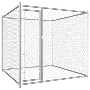 vidaXL Outdoor Dog Kennel 193x193x185cm Animal Shelter Pet House Run Cage