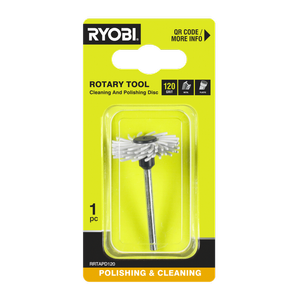Ryobi 120 Grit Rotary Tool Cleaning & Polishing Disc