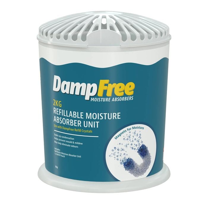 DampFree 2kg Refillable Moisture Absorber Unit 