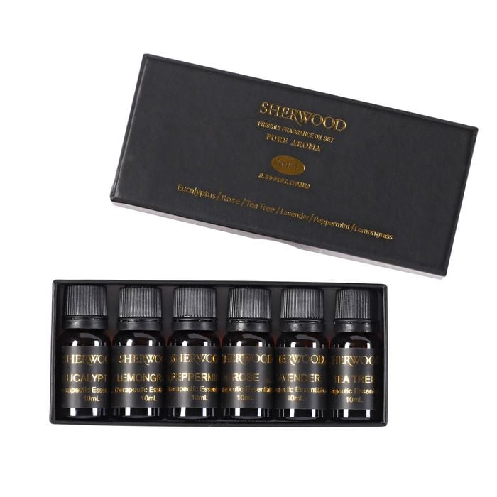 Sherwood Home Diffuser Aromatherapy Essential Oil 6 Pack For Diffuser/humidifier X 10ml