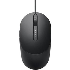 Dell Wired Laser Mouse Ms3220 - Black - Cable - 3200 Dpi - Scroll Wheel - Right-handed
