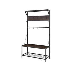 Sarantino 4-in-1 Hall Tree Entryway Coat Rack