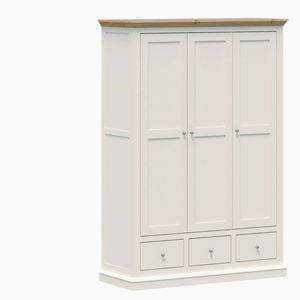 Hannah French Provincial 3-Door 3-Drawer Wardrobe