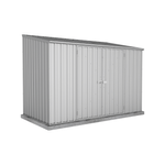 Absco Sheds 3.0 x 1.52 x 2.08m Zinc Double Door Garden Shed