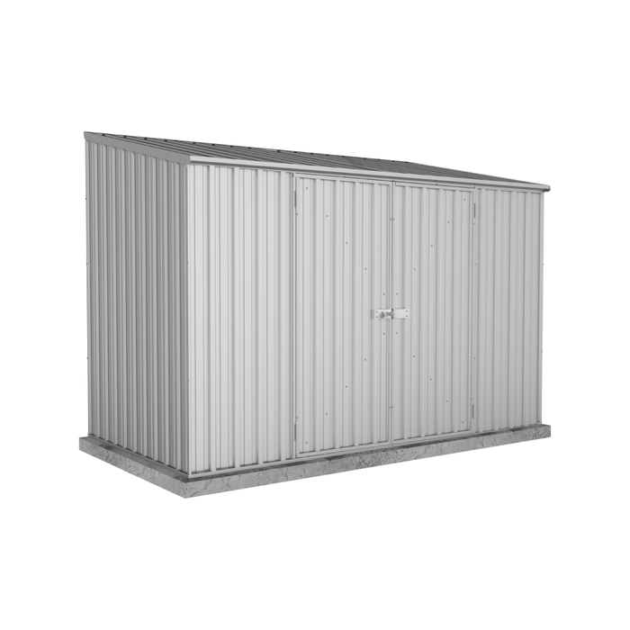 Absco Sheds 3.0 x 1.52 x 2.08m Zinc Double Door Garden Shed