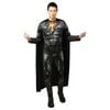 Marvel Size M Black Adam Deluxe Adult Men Costume w/ Cape Cosplay Dress Up Party