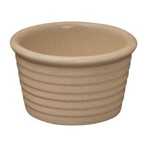 Trenton Zuma Ribbed Ramekins Sand 85mm 6 Pack Ceramic Dipping Bowls