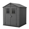 Keter Darwin 6x6' (1.9 x 1.8m) Garden Shed - Grey