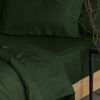 Bedding Co. Organic Bamboo Fitted Sheet 350TC Olive Queen