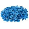 1-100 Cattle Number Ear Tags Set - Round Blue Pig Sheep Goat Livestock Labels