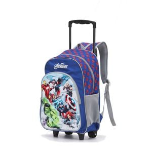 Marvel Avengers 17'' Trolley Backpack Kids/Children Bag - Blue