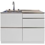 Dissco Elite Laundry Centre 1120x560mm Left Hand Tub White