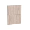 Kaboodle 600mm Silver Ash Modern 2 Drawer Panels