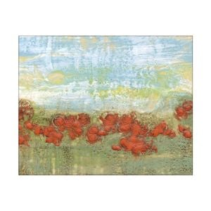 Artey | Coral Poppies II - Stretched Canvas - Stretched Canvas - 55 x 70cm