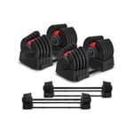 Cortex Revolock V2 80kg Pair Set Adjustable Steel Dumbbell Barbell All-in-one