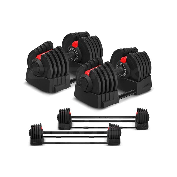 Cortex Revolock V2 80kg Pair Set Adjustable Steel Dumbbell Barbell All-in-one