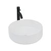 CIBO White Round Thin Edge Ceramic Basin