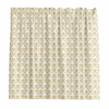 Barelli 180 x 180cm Fleur-De-Lis Gold Metallic Peva Shower Curtain