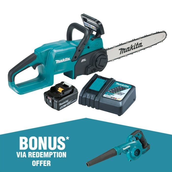 Makita 400mm 18V Brushless Chainsaw Kit DUC407RTX2