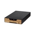 Leaf & Bean Bamboo Coffee Machine Stand with 40 Capsule Drawer