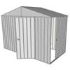 Build-a-Shed 3.0 x 1.5 x 2.3m Gable Single Sliding Side Door Shed - Zinc