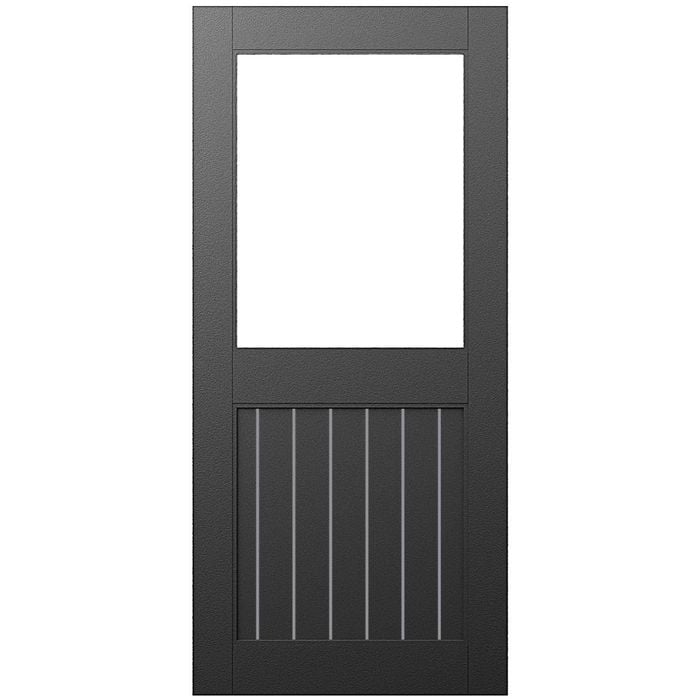 Strata 2040 x 820 x 41mm Clear Glass Aluminium Parkwood Entrance Door