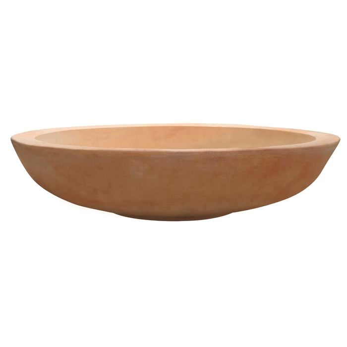 Northcote Pottery 47 x 11cm Terracotta Cottaseal Bird Bath Bowl
