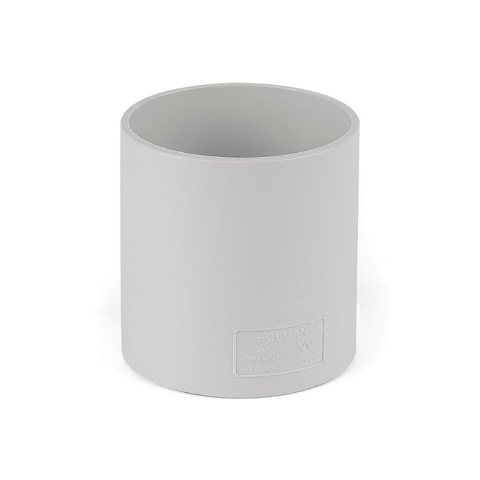 Holman 50mm PVC DWV Straight Coupling