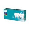 Philips A60 B22 LED 900lm Warm White 9W Globe - 4 Pack