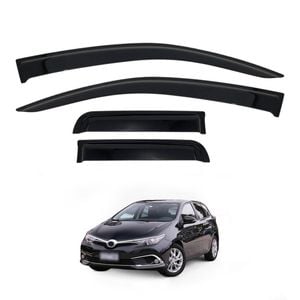 AUSGO Luxury Weather Shields for Toyota Corolla Hatch 2012-2018 Weathershields Window Visors Wind Deflectors