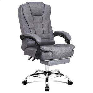 ALFORDSON Office Chair Fabric Grey