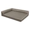 Pawz L-Size Orthopedic Dog Bed L-Shape Coffee