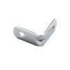 Hafele Zinc Plated Steel Angle Bracket - 12 Pack