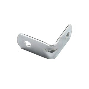 Hafele Zinc Plated Steel Angle Bracket - 12 Pack